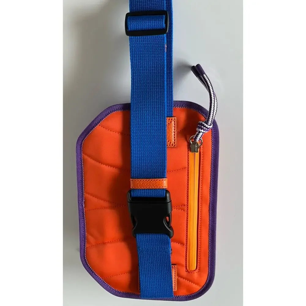 Gucci GG Logo Nylon Belt Bag Multicolor 752102 Size 90 (36) Italy New